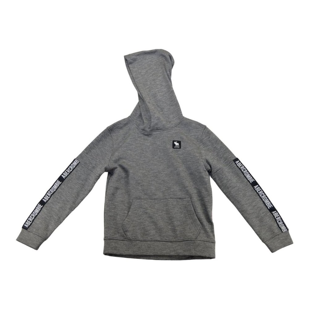 Abercrombie Kids Size 11/12 Gray Cotton Blend Sweater Hoodie